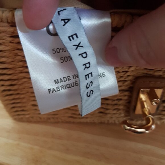 🪅 LA Express women straw wicker Crossbody Bag - Picture 2 of 13
